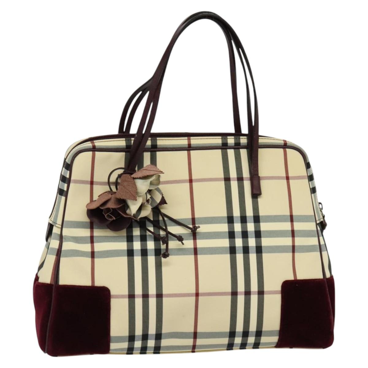 Burberry Brown Synthetic Nova Check