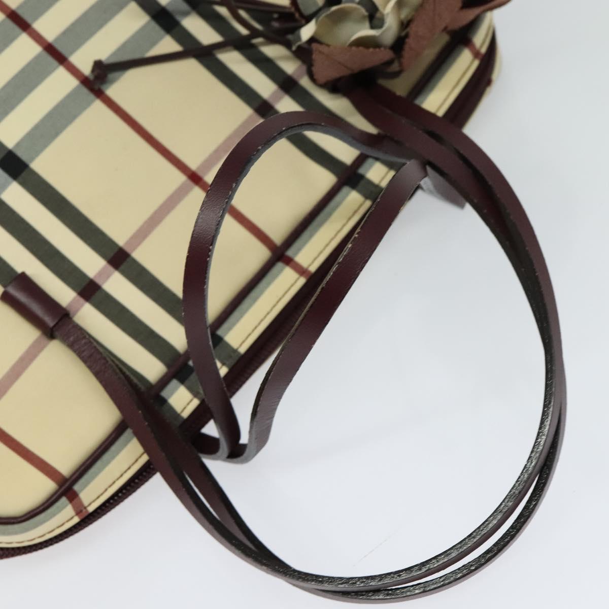 Burberry Brown Synthetic Nova Check