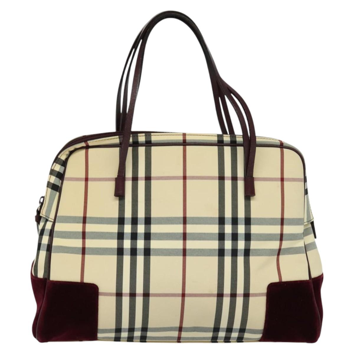 Burberry Brown Synthetic Nova Check