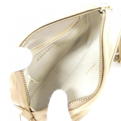 Chanel Brown Leather Camera