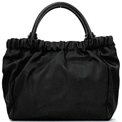 Salvatore Ferragamo Black Leather Vara