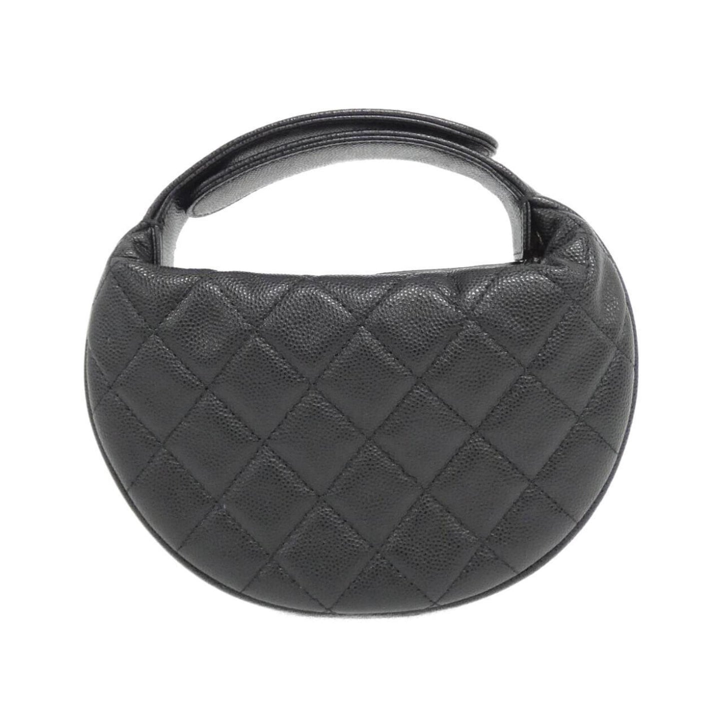 Chanel Black Leather Coco Mark