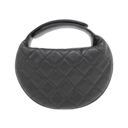 Chanel Black Leather Coco Mark