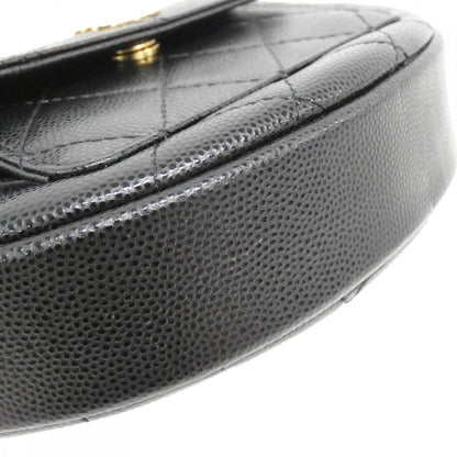 Chanel Black Leather Coco Mark