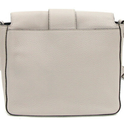 Fendi Gray Leather Baguette