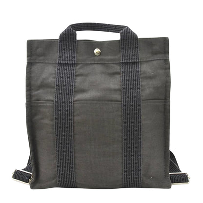 Hermès Gray Canvas Herline