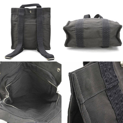 Hermès Gray Canvas Herline