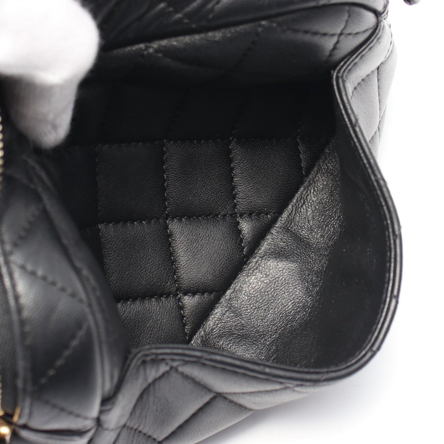 Chanel Black Leather Camera