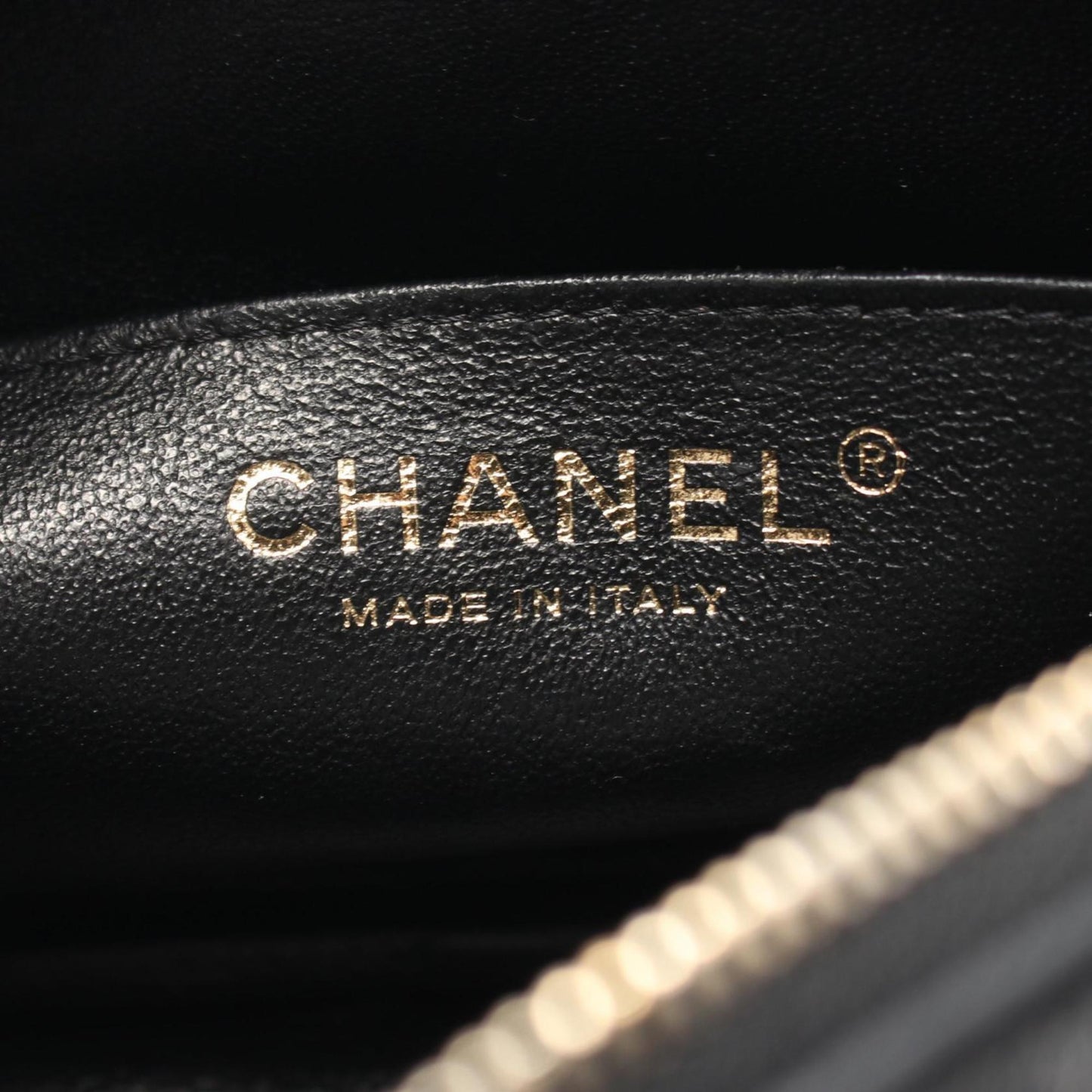 Chanel Black Leather Camera