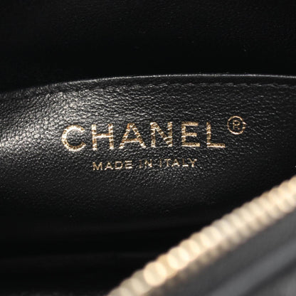 Chanel Black Leather Camera