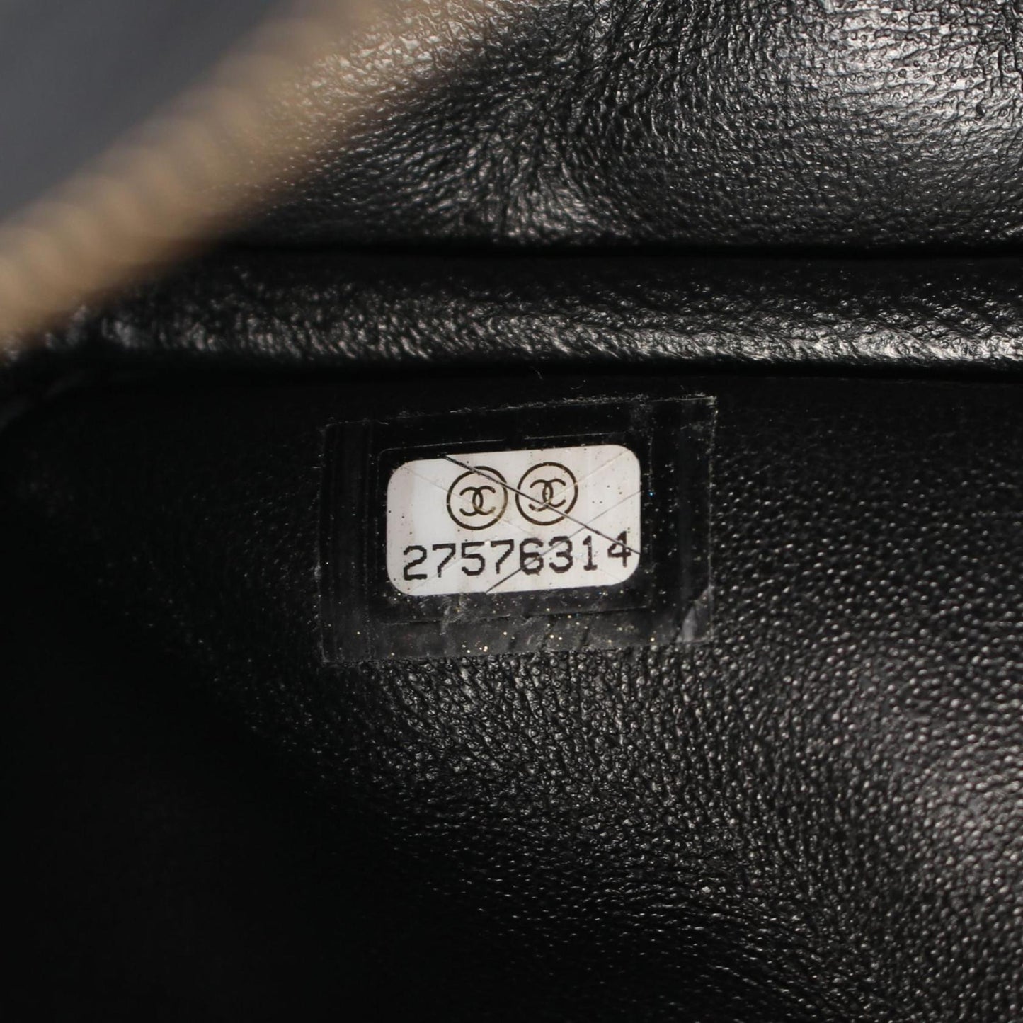 Chanel Black Leather Camera