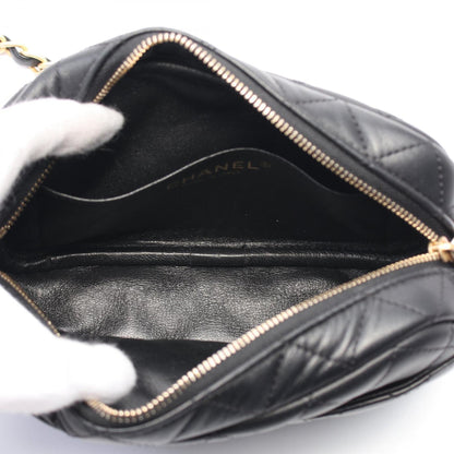Chanel Black Leather Camera