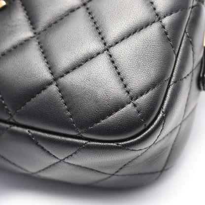 Chanel Black Leather Camera