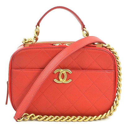 Chanel Red Leather Camera