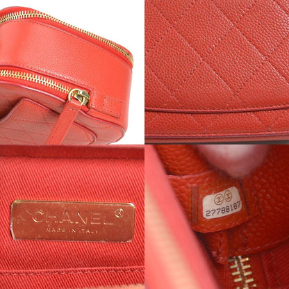 Chanel Red Leather Camera