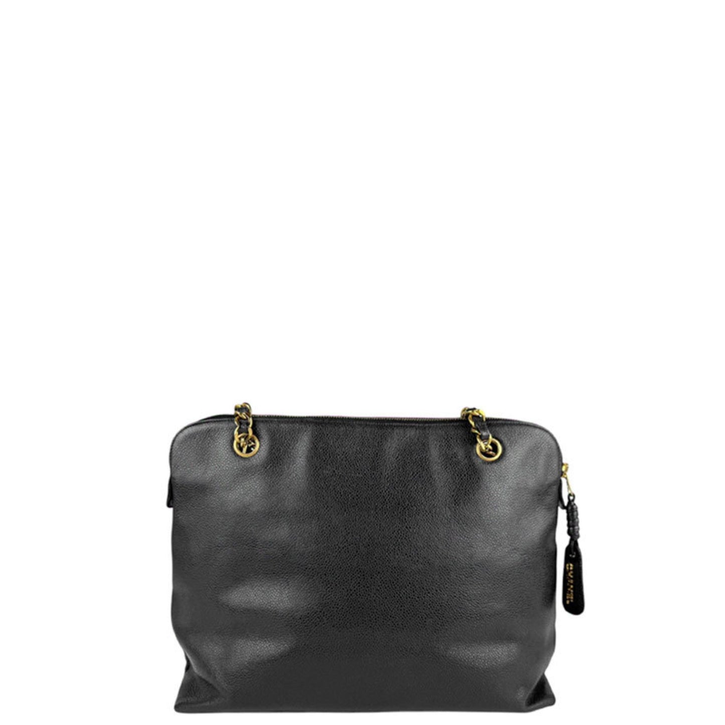 Chanel Black Leather Coco Mark