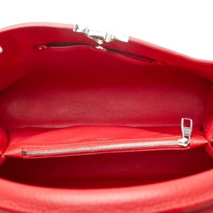 Louis Vuitton Red Leather Capucines