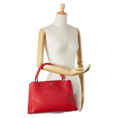 Louis Vuitton Red Leather Capucines