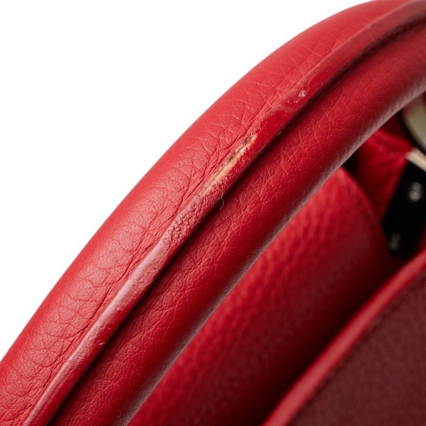 Louis Vuitton Red Leather Capucines