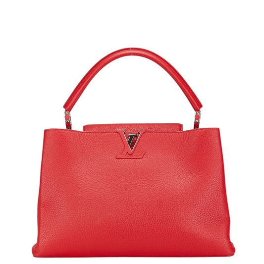Louis Vuitton Red Leather Capucines