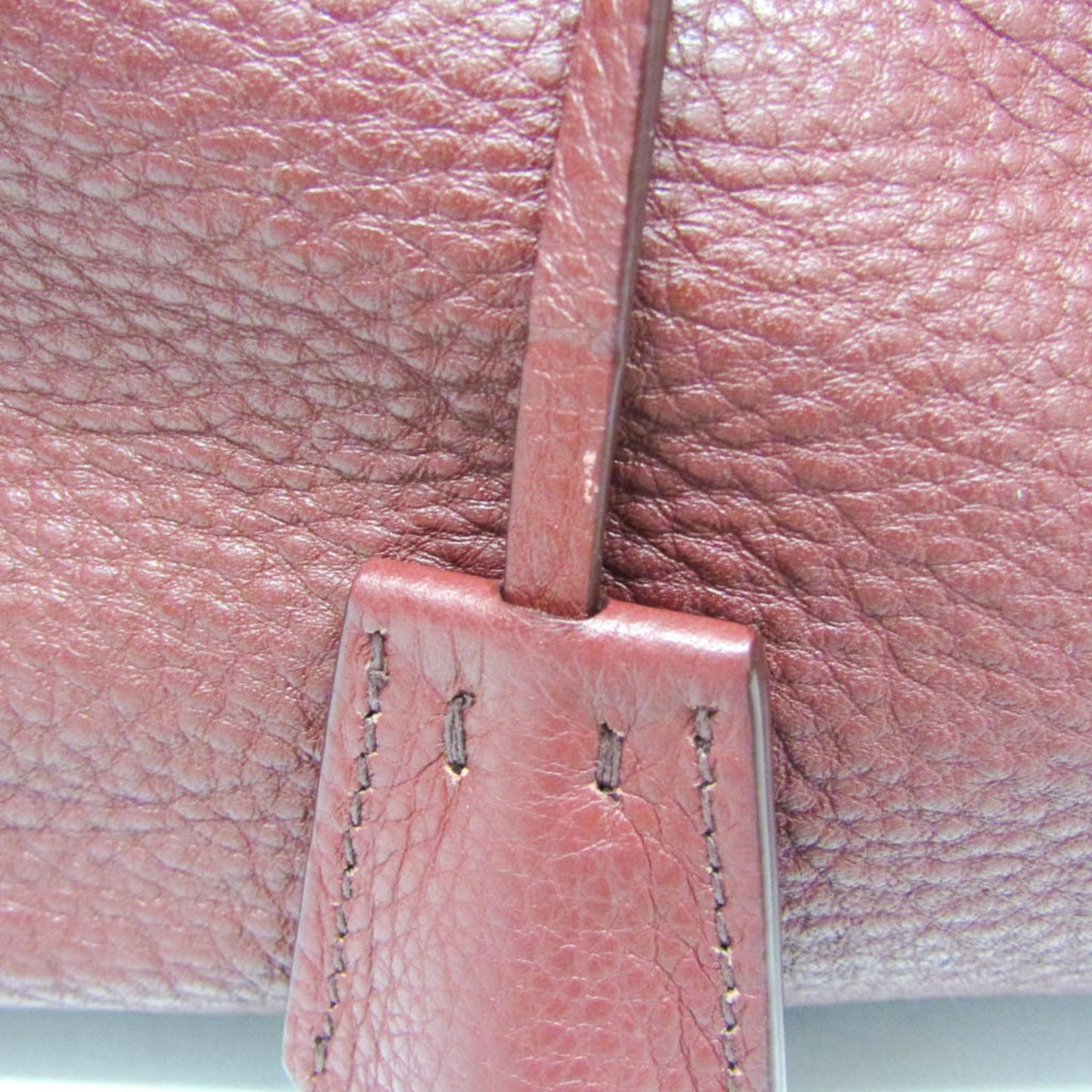 Prada Red Leather Boston