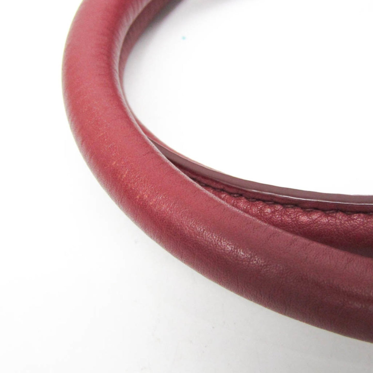 Prada Red Leather Boston