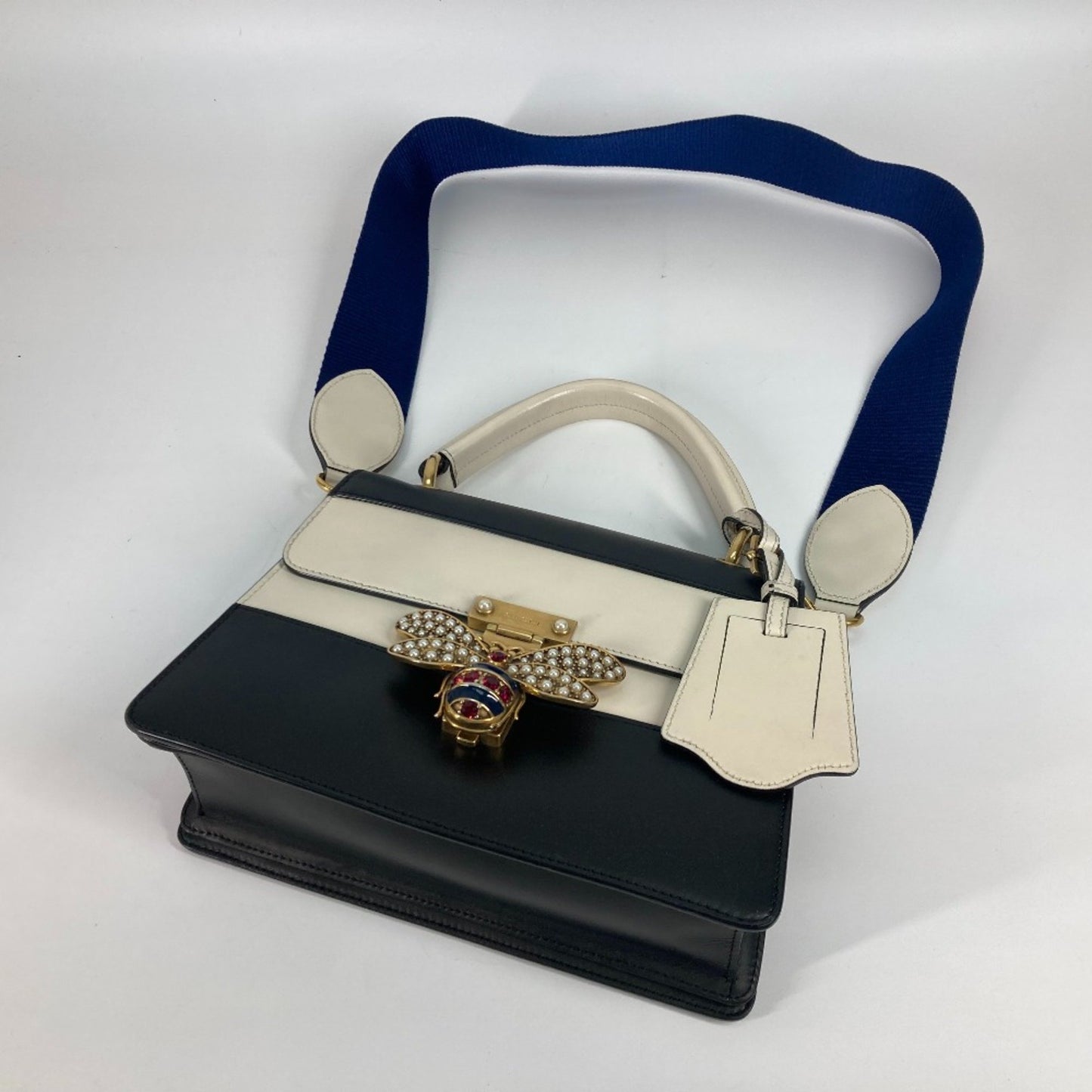 Gucci Black Leather Queen Margaret