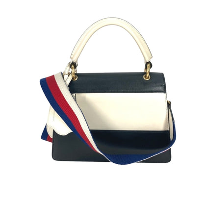 Tory Burch Yellow Canvas Handbag