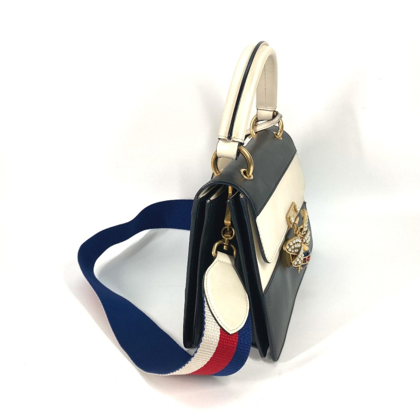 Gucci Black Leather Queen Margaret