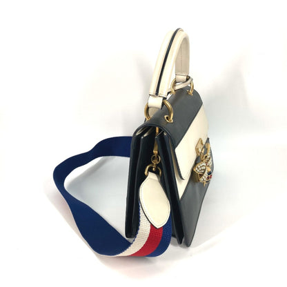 Gucci Black Leather Queen Margaret