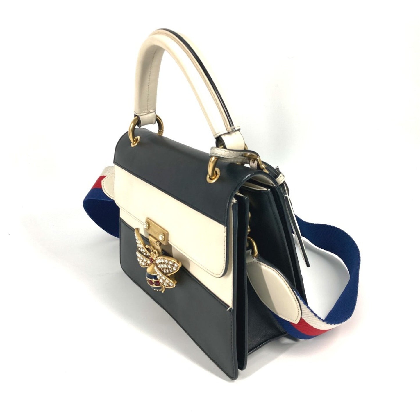 Gucci Black Leather Queen Margaret