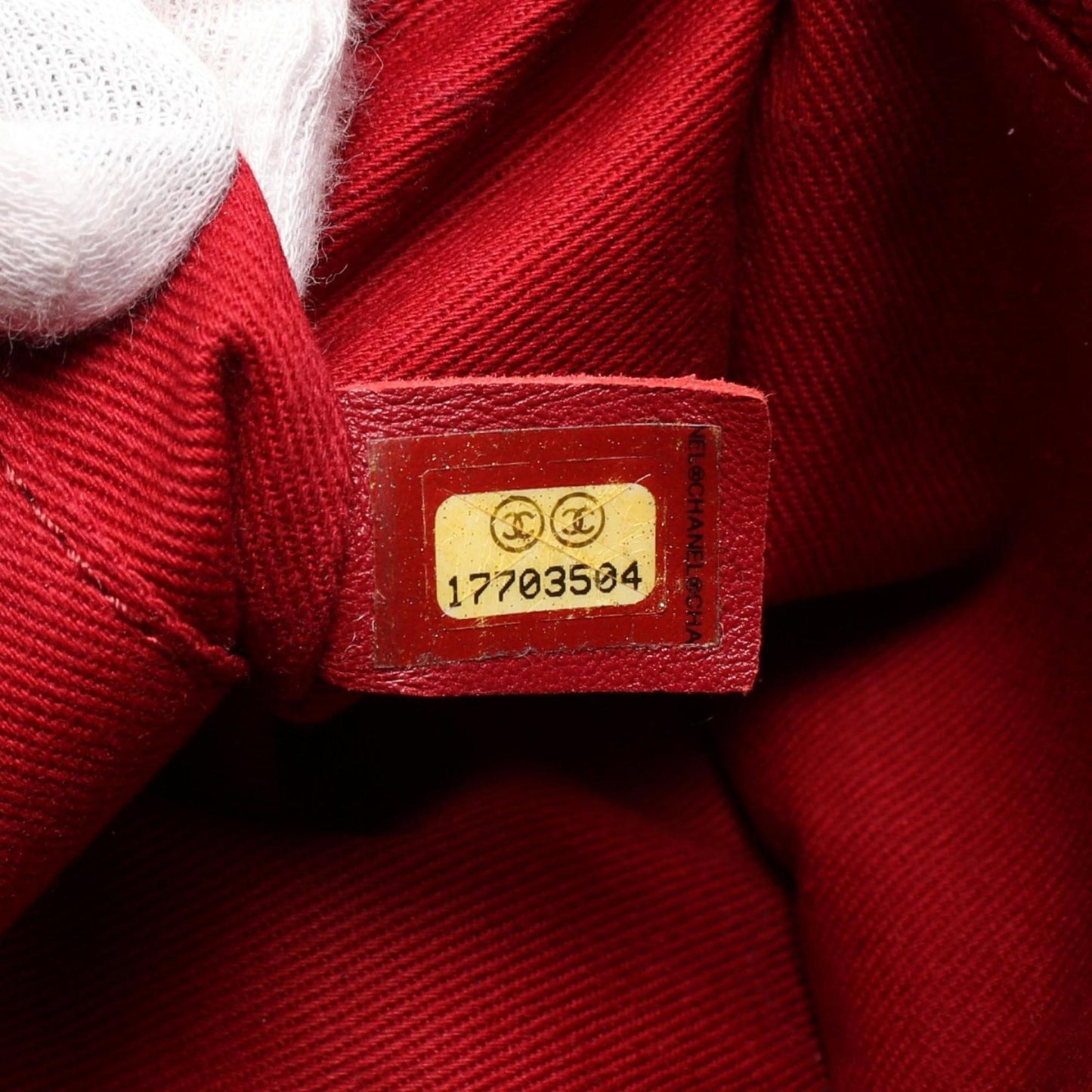 Chanel Red Leather Coco Handle