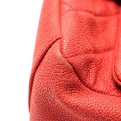 Chanel Red Leather Coco Handle