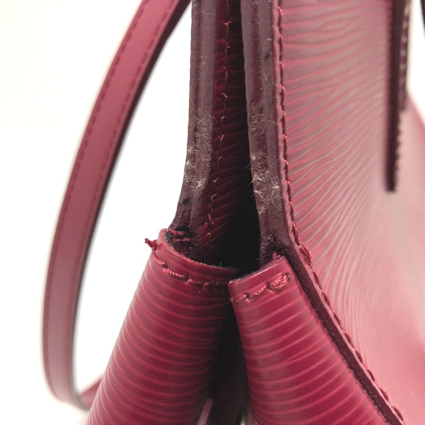 Louis Vuitton Red Leather Marly