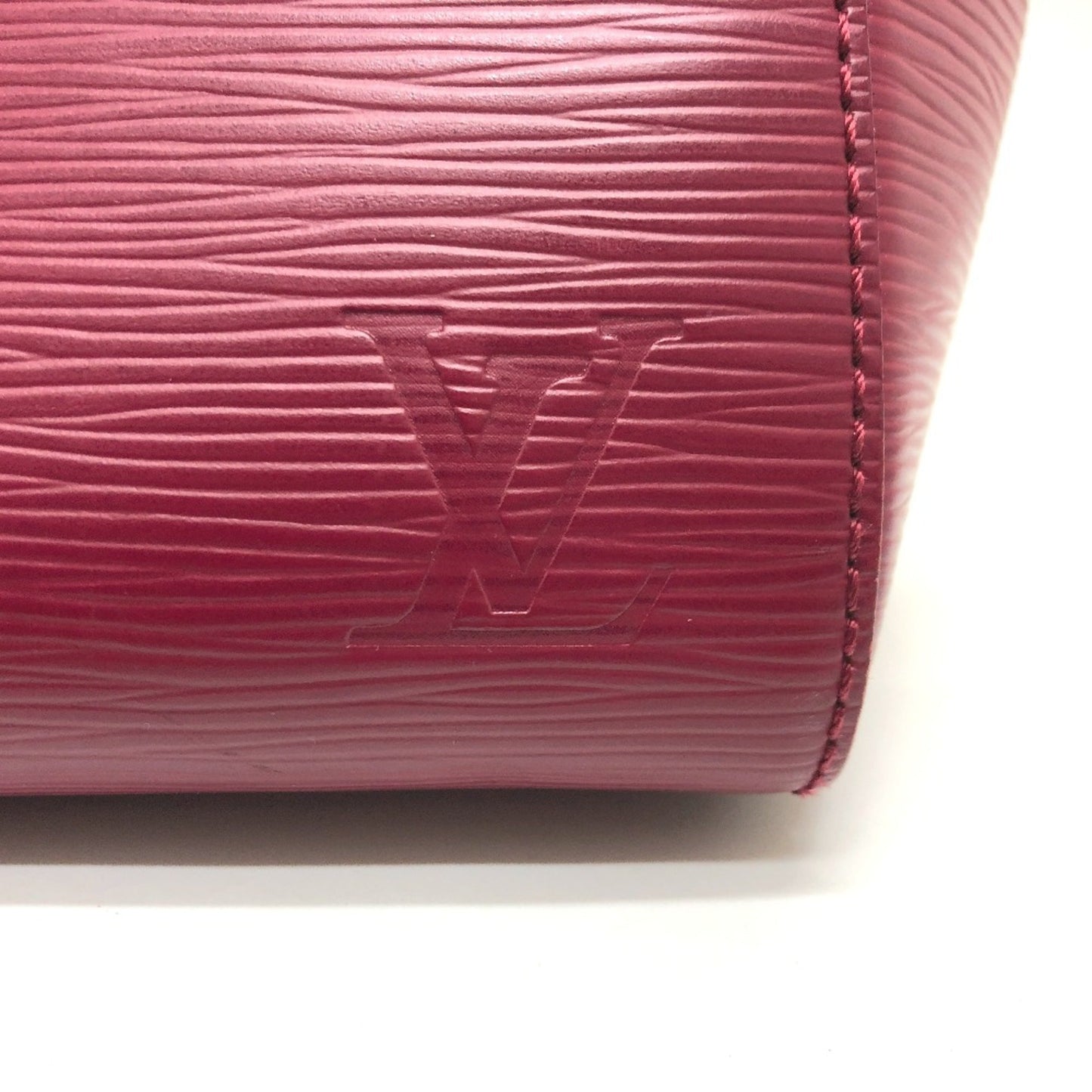 Louis Vuitton Red Leather Marly