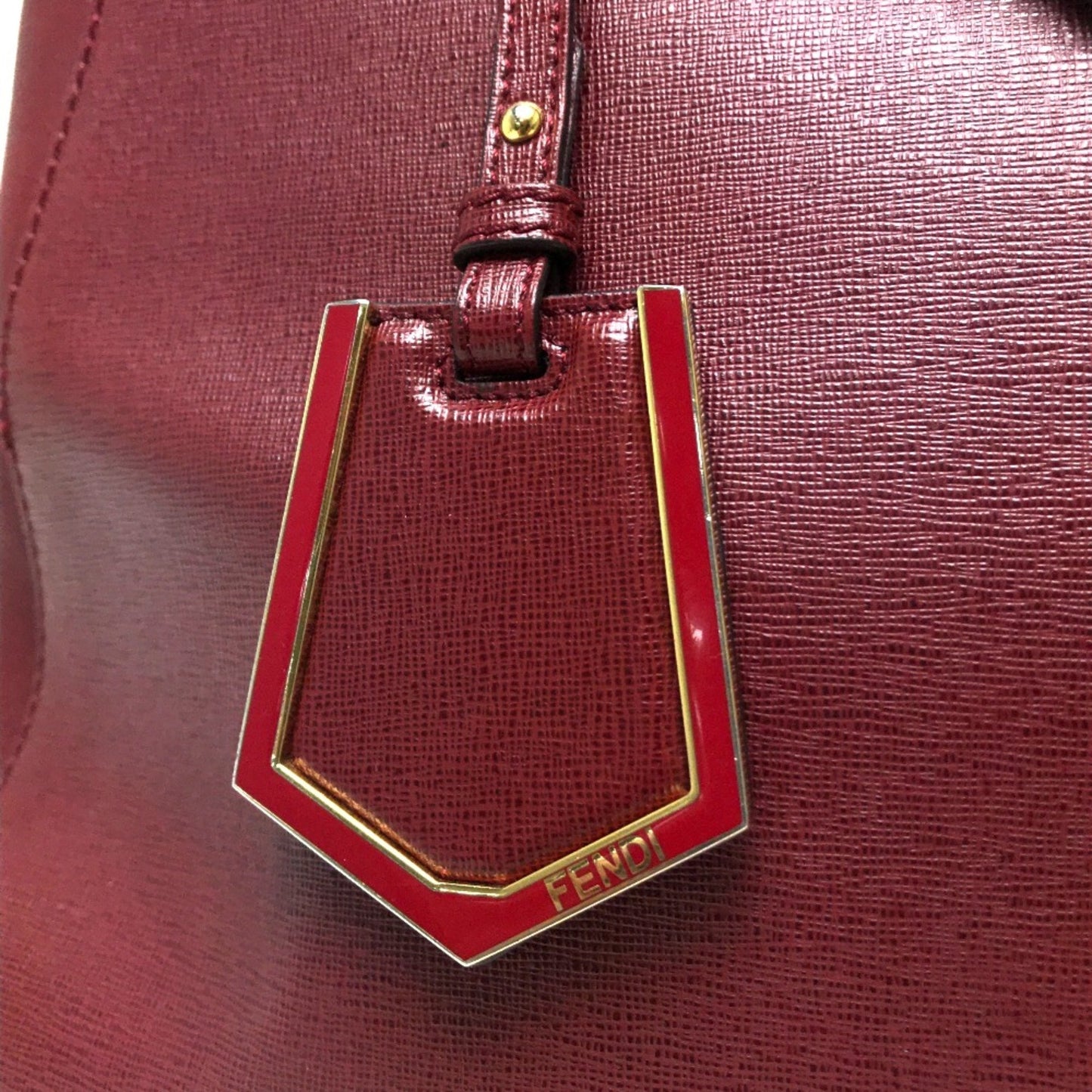Fendi Red Leather 2jours