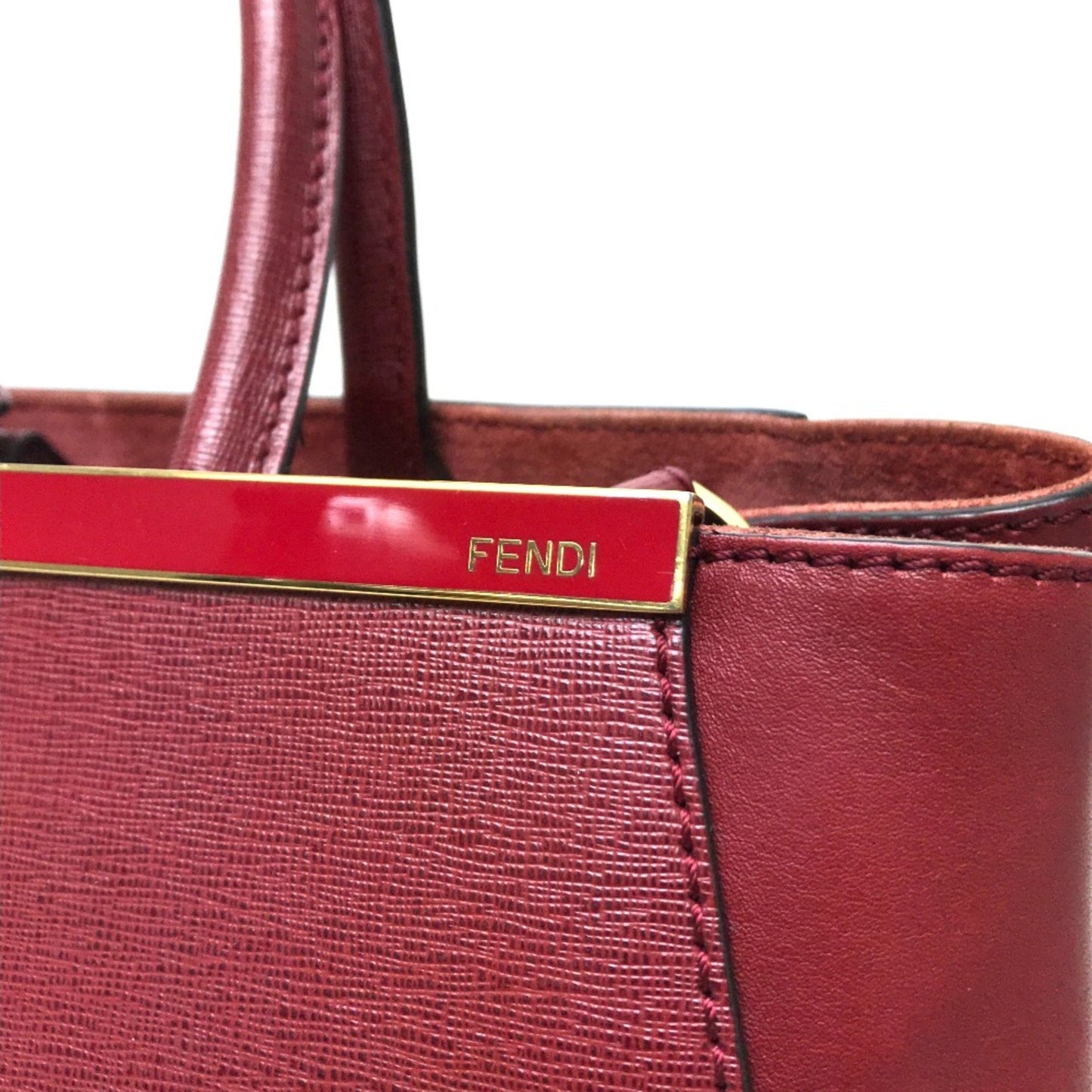Fendi Red Leather 2jours