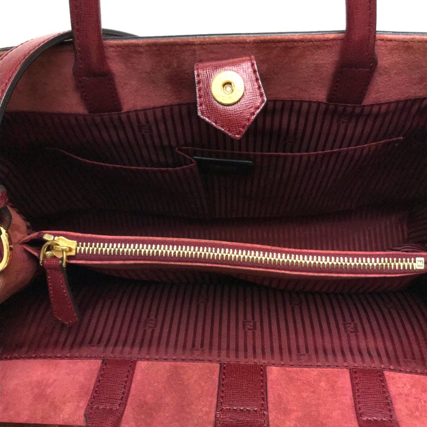 Fendi Red Leather 2jours