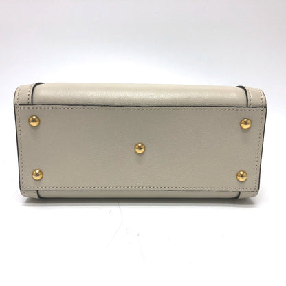 Gucci White Leather Diana