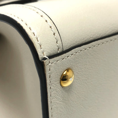 Gucci White Leather Diana