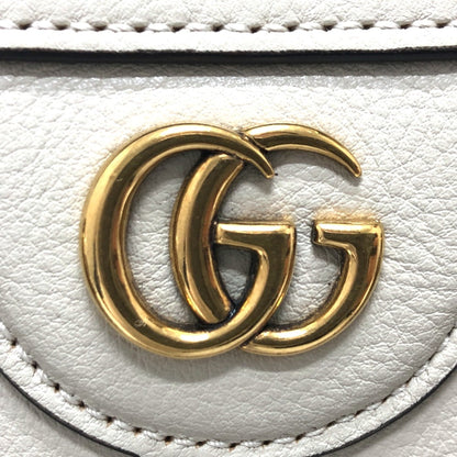 Gucci White Leather Diana
