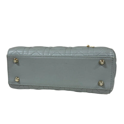Dior Gray Leather Lady Dior