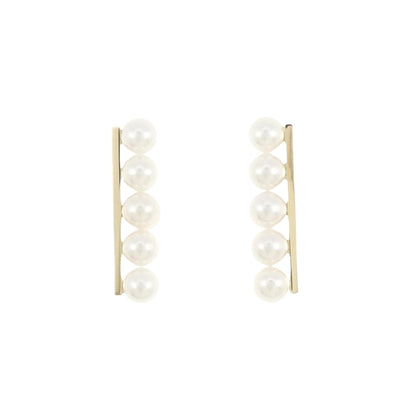 Saint Laurent Gold Gold Plated Earring