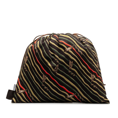 Loewe Multi Canvas Drawstring Pouch