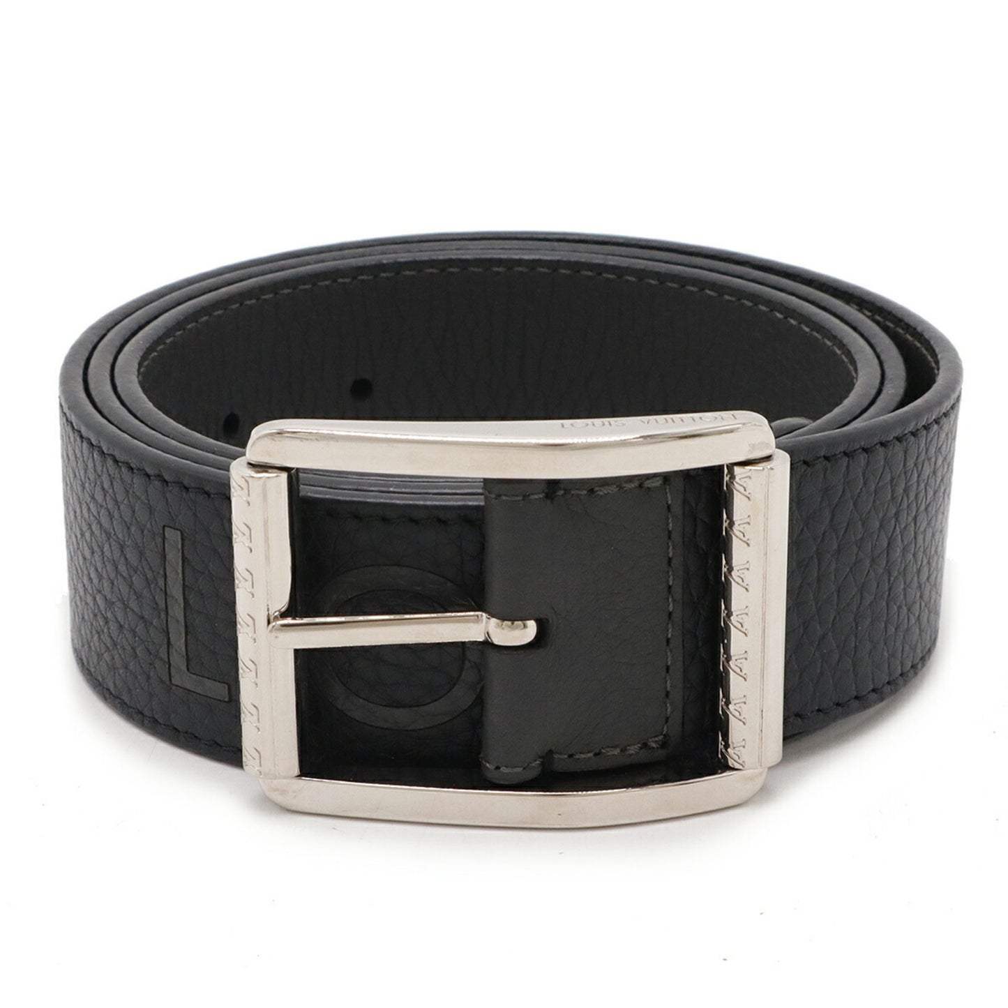 Louis Vuitton Black Leather Belt