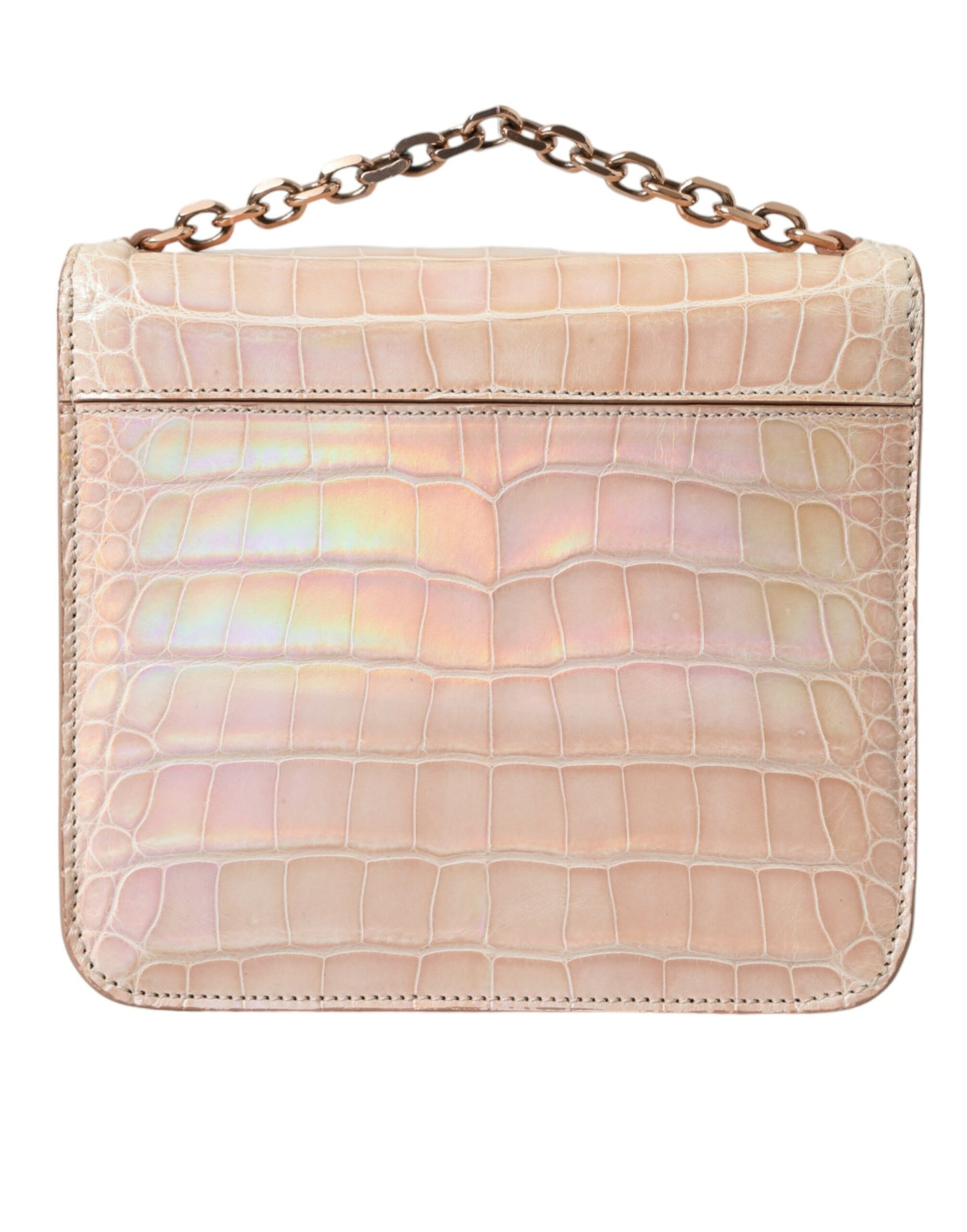 Balenciaga Elegant Mini Chain Beige Clutch For Evening Elegance