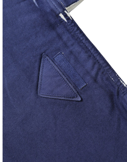 Prada Elegant Blue Tote Bag For Chic Outings