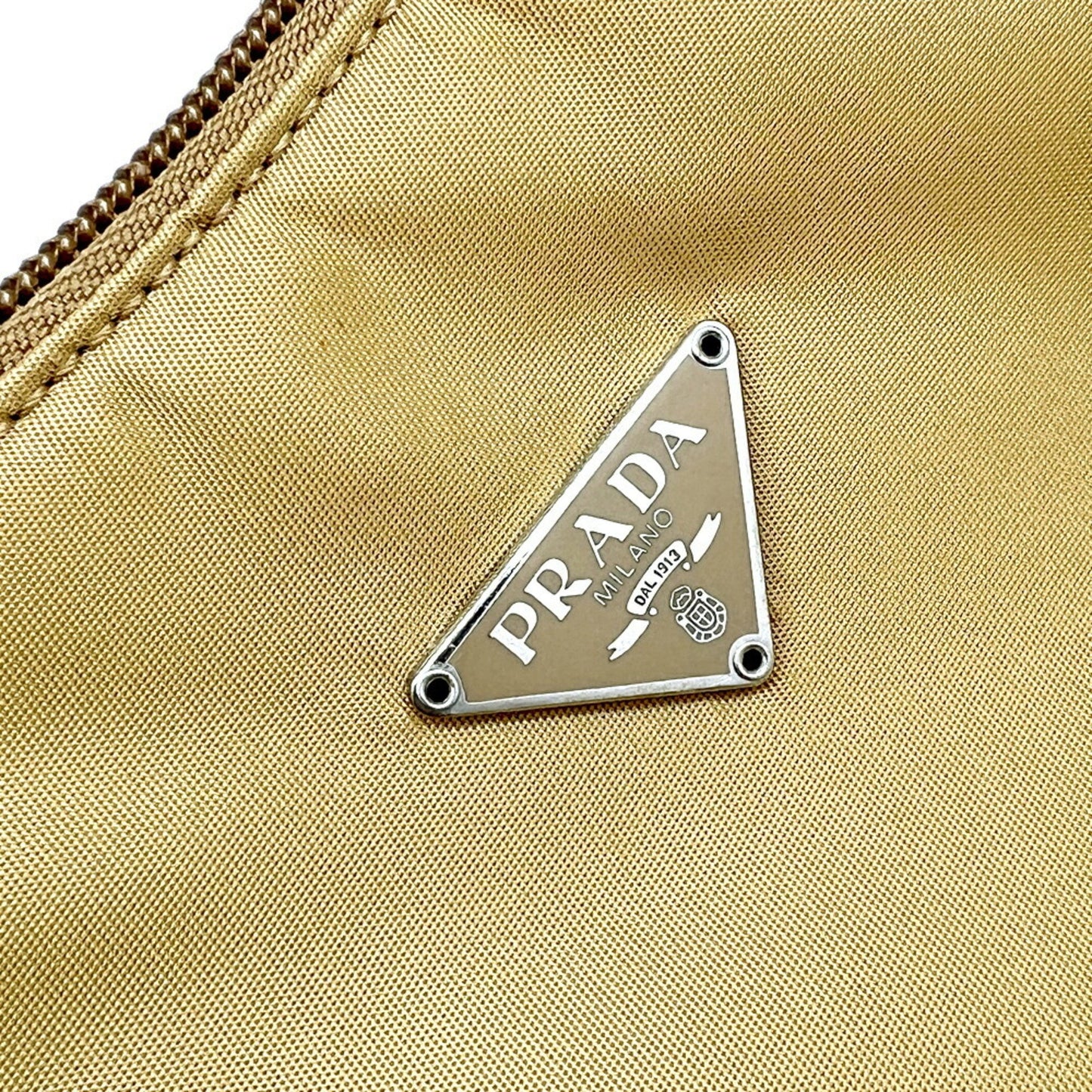 Prada Yellow Synthetic Re-nylon