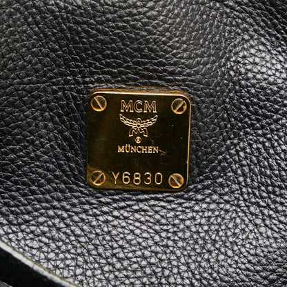Mcm Black Leather -