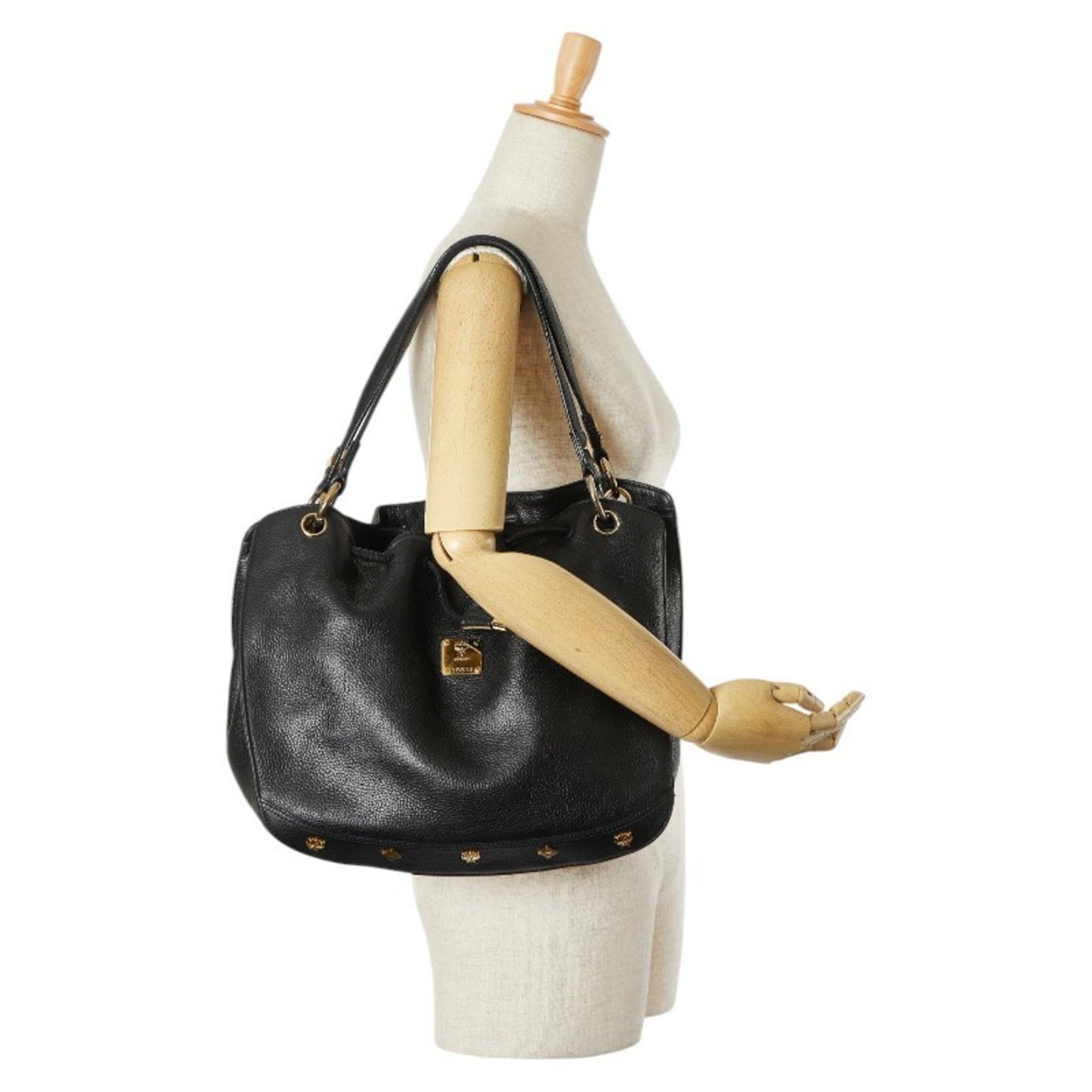 Mcm Black Leather -